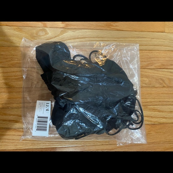 Black Cabo Satin Ruched Slip Dress from SHOP LEAU - Picture 3 of 3